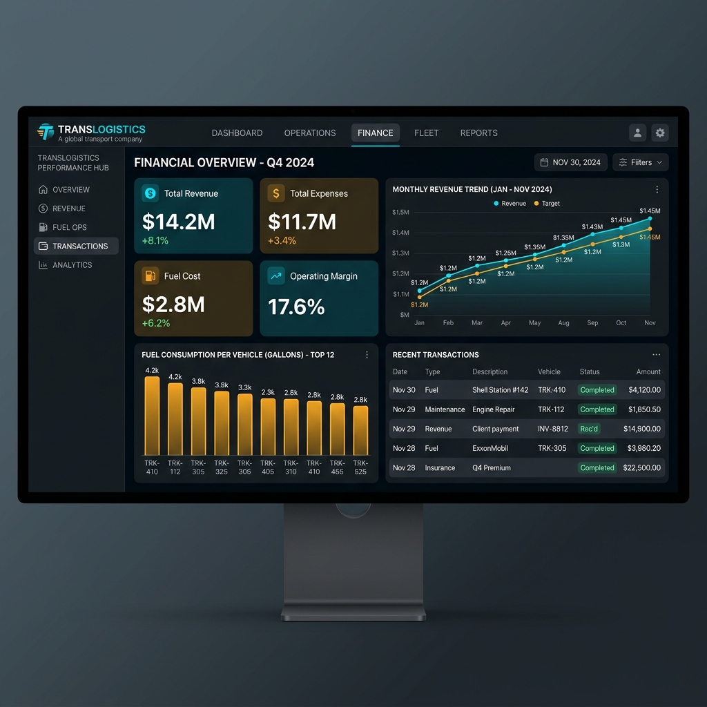 Финансов Анализ за Транспортни Компании - Отчетност на приходи и разходи