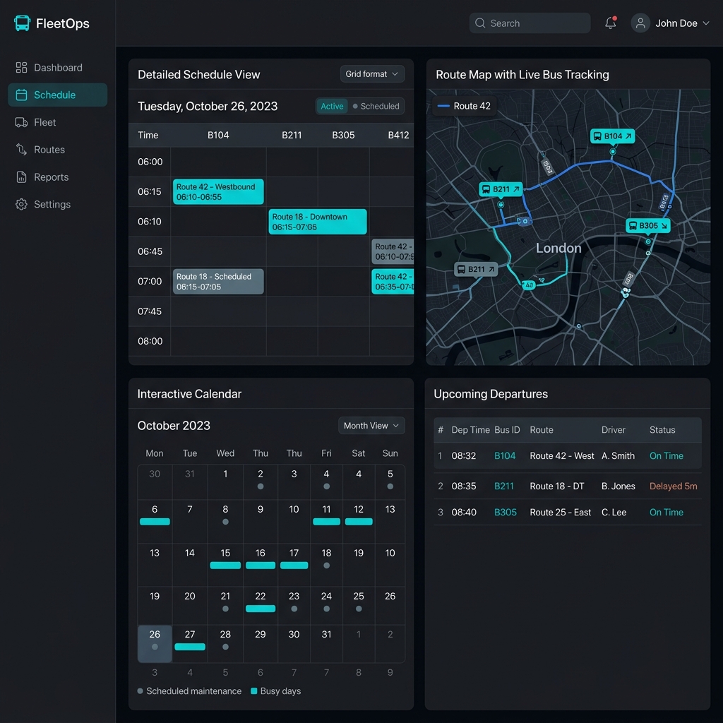 Динамични Автобусни Графици - Управление на транспортни линии в реално време